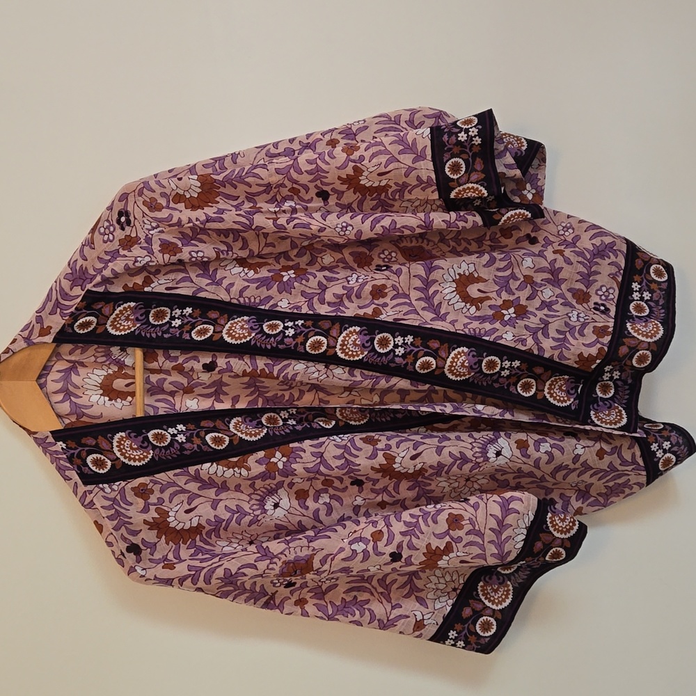 NWOT J. Jill ruana wrap kimono